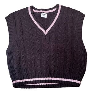 Winston Cropped Sweater Vest ARITZIA